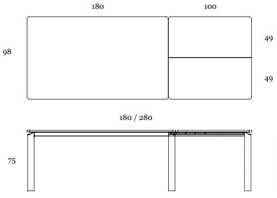 Ellipse Extensibile 180