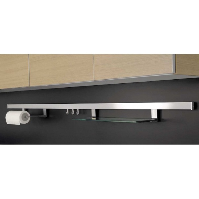 Barra Sottopensile per Cucina Intec Unix 150 cm in Alluminio