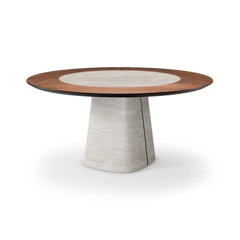 Tavolo Rado Ker-wood round Cattelan Italia